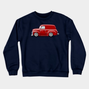 Cartoon retro delivery van Crewneck Sweatshirt